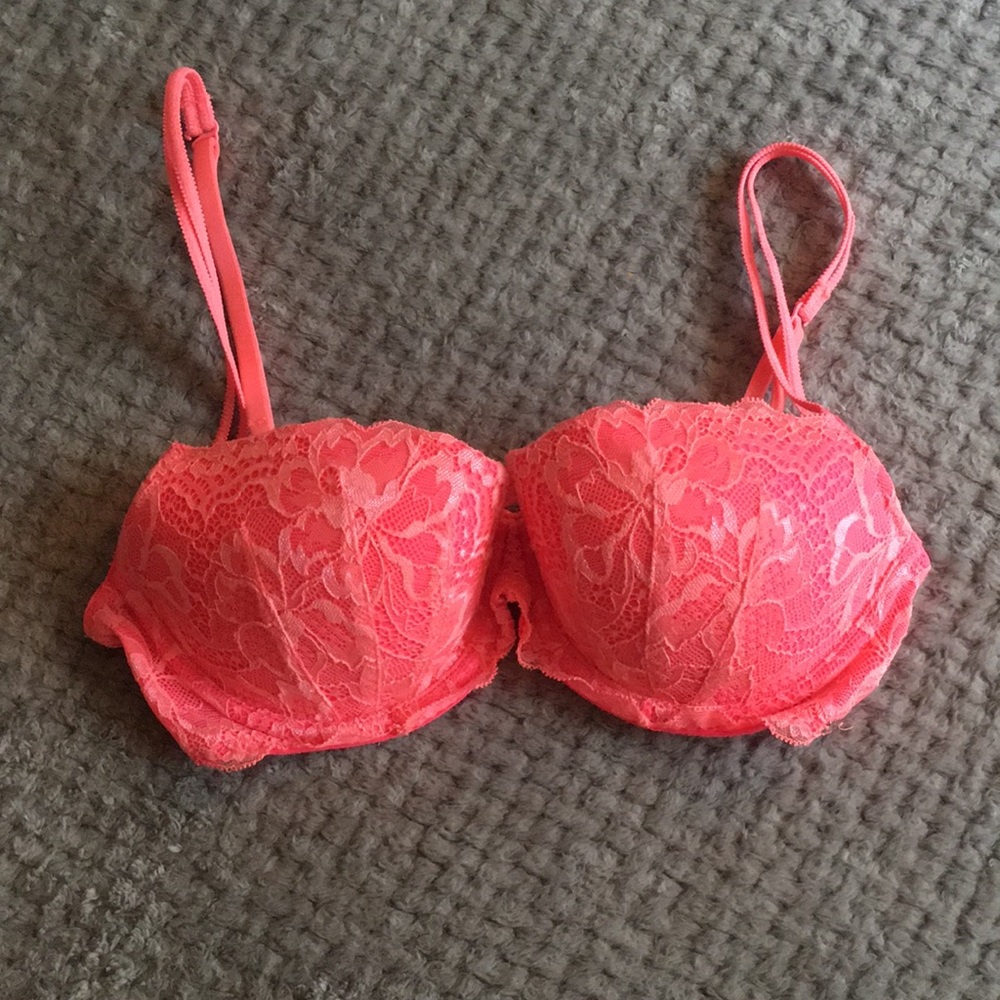 Coral Push-up Bra